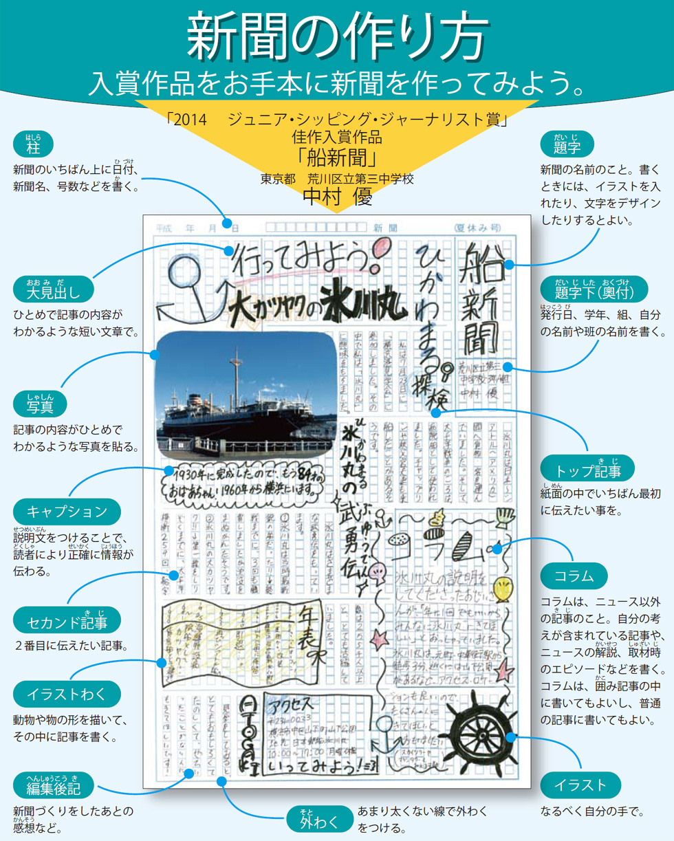 公益財団法人 日本海事広報協会 新聞の作り方